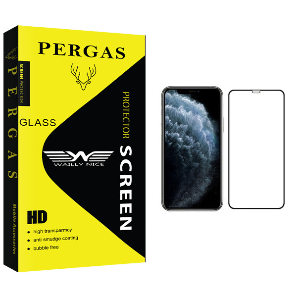 محافظ صفحه نمایش وایلی نایس مدل Pergas Glass مناسب برای گوشی موبایل اپل iPhone 11 Pro