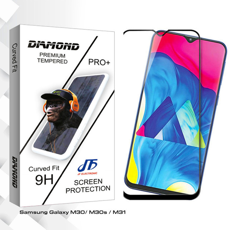 محافظ صفحه نمایش جی اف مدل Diamond glass مناسب برای گوشی موبایل سامسونگ Galaxy M30/ M30s / M31