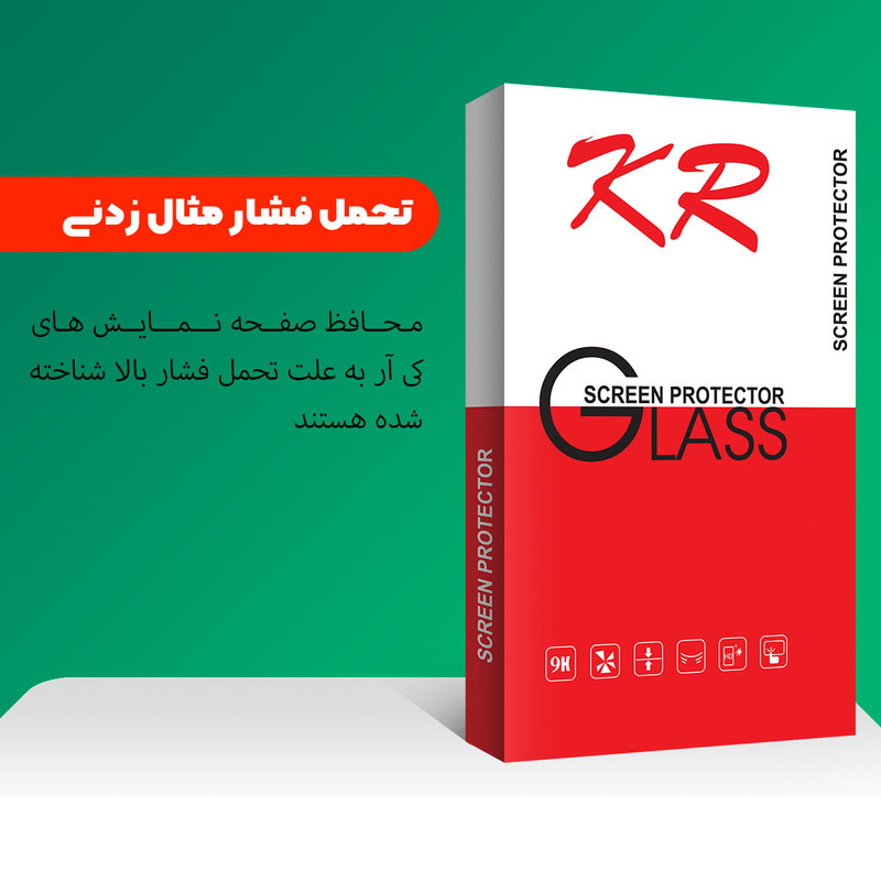 محافظ صفحه نمایش مات کی آر مدل +HD مناسب برای گوشی موبایل سامسونگ Galaxy A30