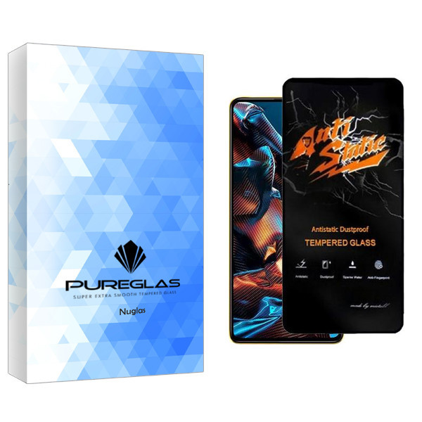 محافظ صفحه نمایش پیور گلس مدل NuGlas Antistatic مناسب برای گوشی موبایل شیائومی Poco X5 Pro 5G