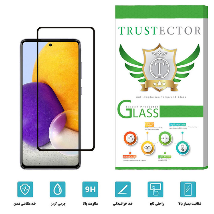محافظ صفحه نمایش سرامیکی تراستکتور مدل CRT مناسب برای گوشی موبایل سامسونگ Galaxy A72 5G
