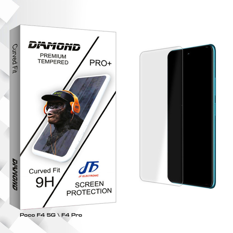 محافظ صفحه نمایش شیشه ای جی اف مدل Diamond Glass MIX مناسب برای گوشی موبایل شیائومی Poco F4 5G \ F4 Pro