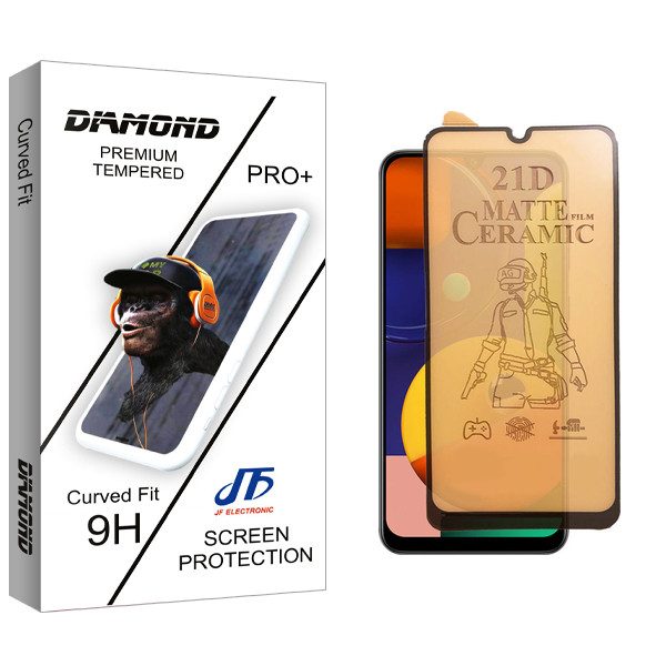 محافظ صفحه نمایش سرامیکی مات جی اف مدل Diamond Pro مناسب برای گوشی موبایل سامسونگ Galaxy A22 4G / Galaxy M31