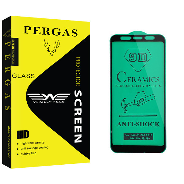 محافظ صفحه نمایش سرامیکی وایلی نایس مدل Pergas Glass مناسب برای گوشی موبایل سامسونگ Galaxy A7 2018 / A750
