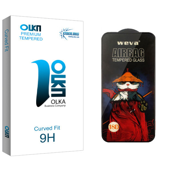محافظ صفحه نمایش کولینگ مدل Olka ProAirbag مناسب برای گوشی موبایل شیائومی Redmi Note 11