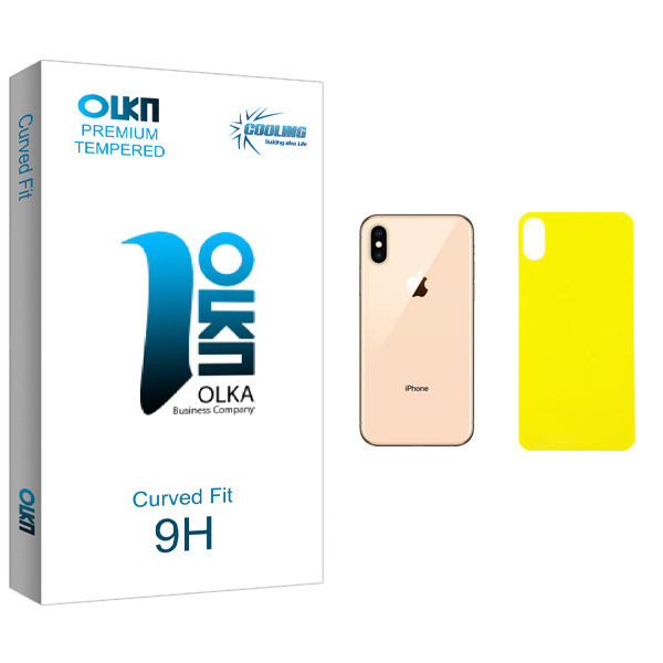 محافظ پشت گوشی کولینگ مدل Olka glass مناسب برای گوشی موبایل اپل iPhone XS