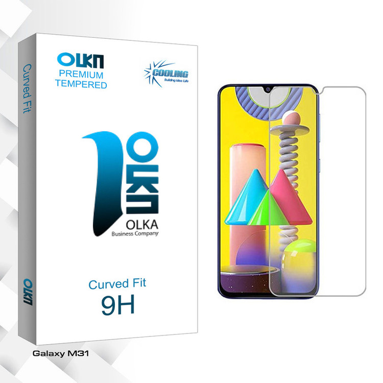 محافظ صفحه نمایش کولینگ مدل Olka glass مناسب برای گوشی موبایل سامسونگ Galaxy M31