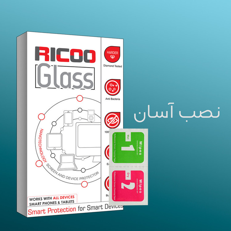 محافظ صفحه نمایش ریکو مدل Super-D مناسب برای گوشی موبایل سامسونگ GALAXY A12 به همراه محافظ پشت گوشی