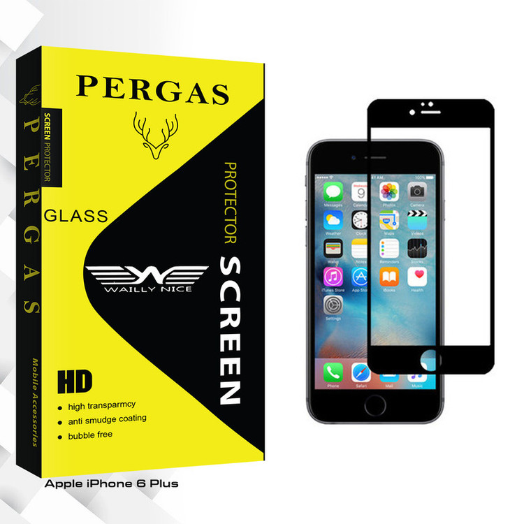 محافظ صفحه نمایش وایلی نایس مدل Pergas Glass مناسب برای گوشی موبایل اپل iPhone 6 Plus