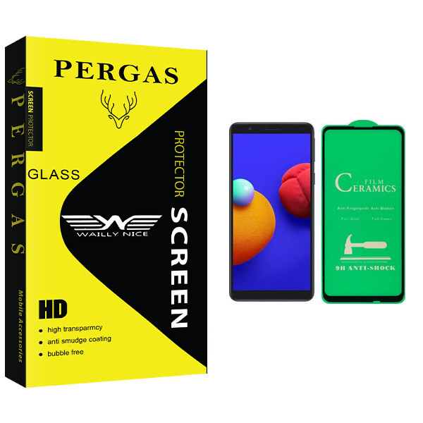 محافظ صفحه نمایش سرامیکی وایلی نایس مدل Pergas Glass مناسب برای گوشی موبایل سامسونگ Galaxy A01 Core