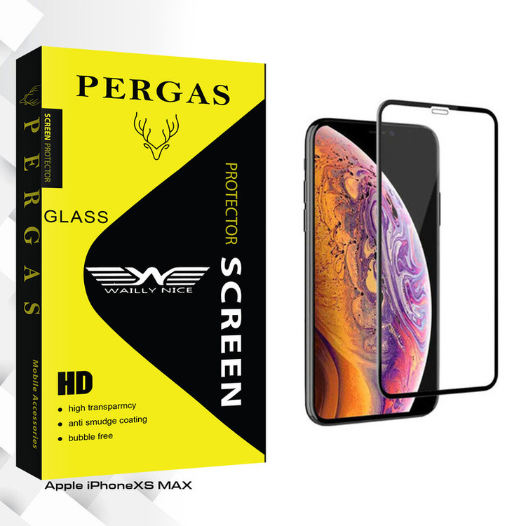 محافظ صفحه نمایش وایلی نایس مدل Pergas Glass مناسب برای گوشی موبایل اپل Iphone XS MAX