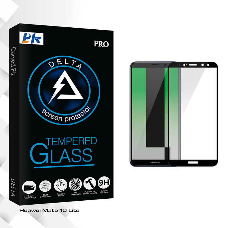 محافظ صفحه نمایش پی کی مدل Delta Glass مناسب برای گوشی موبایل هوآوی Mate 10 Lite