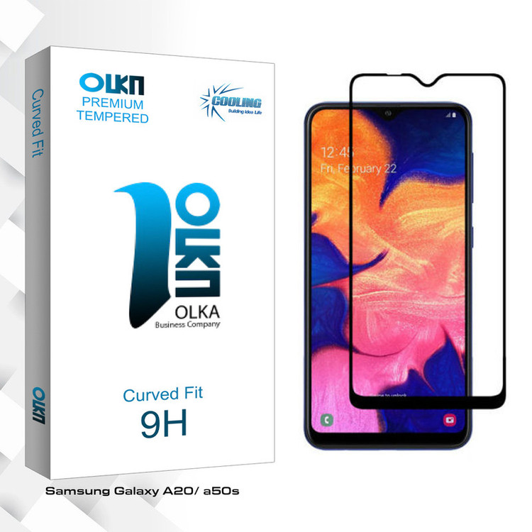 محافظ صفحه نمایش سرامیکی مات کولینگ مدل Olka glass مناسب برای گوشی موبایل سامسونگ Galaxy A20/ a50s