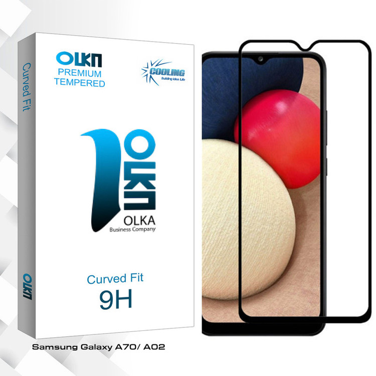 محافظ صفحه نمایش کولینگ مدل Olka glass مناسب برای گوشی موبایل سامسونگ Galaxy A70/ A02