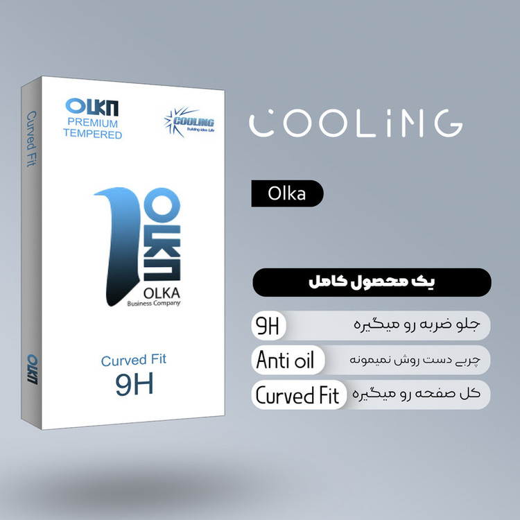 محافظ صفحه نمایش سرامیکی مات کولینگ مدل Olka glass مناسب برای گوشی موبایل سامسونگ Galaxy A20/ a31