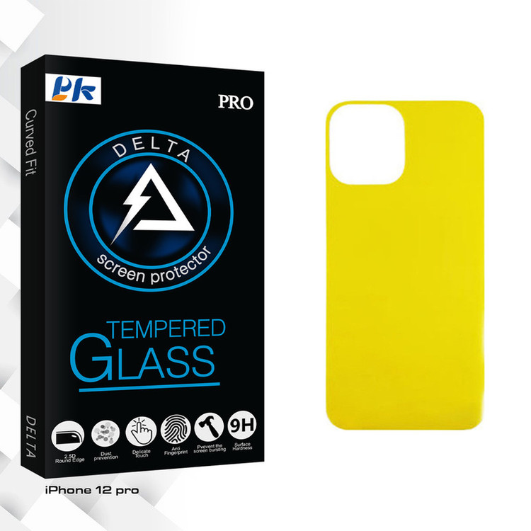 محافظ پشت گوشی پی کی مدل Delta Glass FLL مناسب برای گوشی موبایل اپل iPhone 12 pro