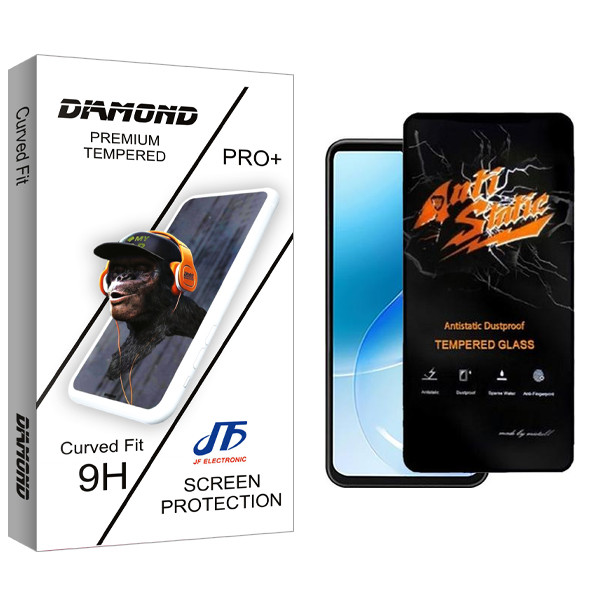 محافظ صفحه نمایش جی اف مدل Diamond Antistatic مناسب برای گوشی موبایل جی پلاس Q20
