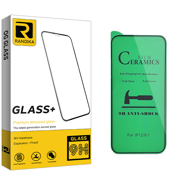 محافظ صفحه نمایش سرامیکی راندیکا مدل GLD مناسب برای گوشی موبایل iPhone 12
