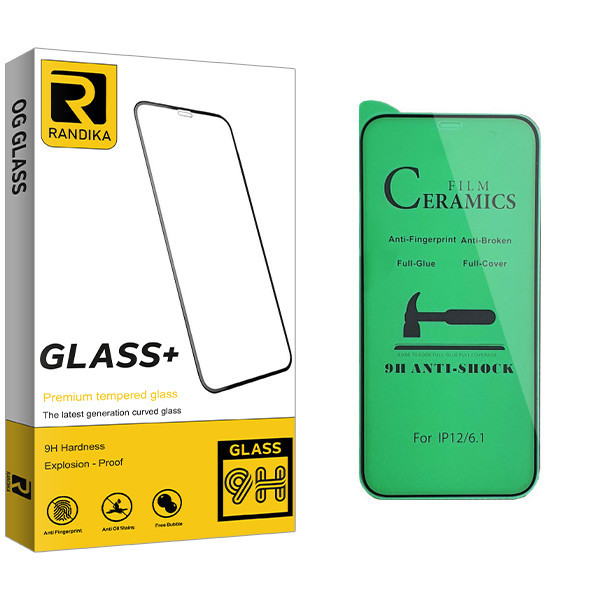 محافظ صفحه نمایش سرامیکی راندیکا مدل GLD مناسب برای گوشی موبایل iPhone 12