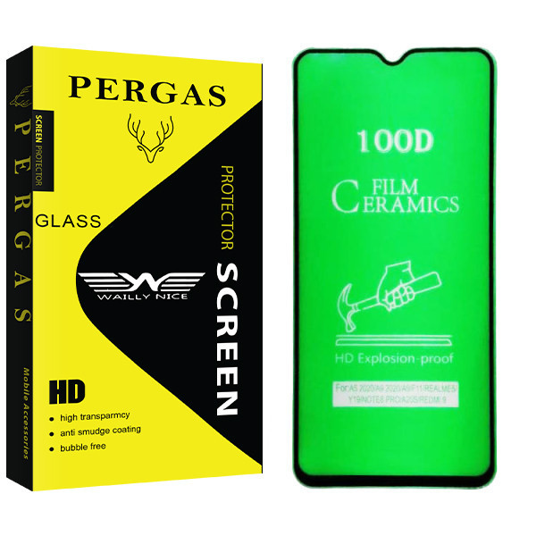 محافظ صفحه نمایش سرامیکی وایلی نایس مدل Pergas Glass مناسب برای گوشی موبایل سامسونگ Galaxy A20/ A30 / A30s / A50