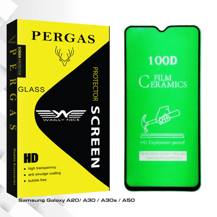 محافظ صفحه نمایش سرامیکی وایلی نایس مدل Pergas Glass مناسب برای گوشی موبایل سامسونگ Galaxy A20/ A30 / A30s / A50