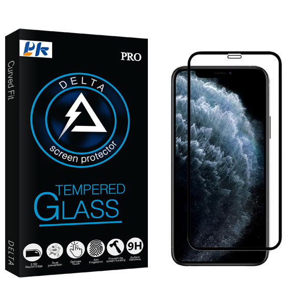 محافظ صفحه نمایش پی کی مدل Delta مناسب برای گوشی موبایل اپل iPhone 11 Pro Max