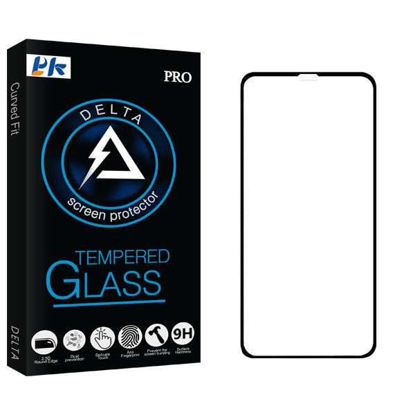محافظ صفحه نمایش سرامیکی پی کی مدل Delta مناسب برای گوشی موبایل اپل iPhone 11 Pro Max / XS Max