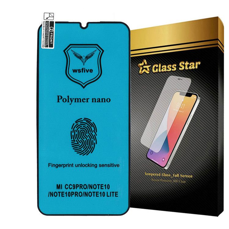 محافظ صفحه نمایش نانو پلیمر گلس استار مدل POLIGSB مناسب برای گوشی موبایل شیائومی Mi CC9 Pro