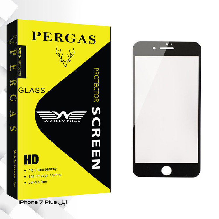 محافظ صفحه نمایش وایلی نایس مدل Pergas Glass مناسب برای گوشی موبایل اپل iPhone 7 Plus