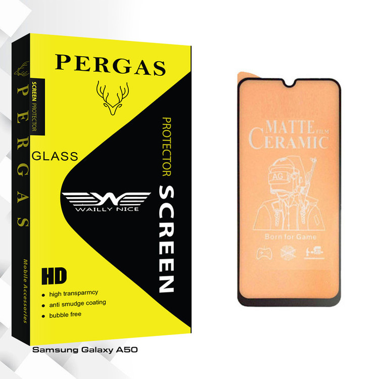 محافظ صفحه نمایش سرامیکی وایلی نایس مدل Pergas Glass مناسب برای گوشی موبایل سامسونگ Galaxy A50
