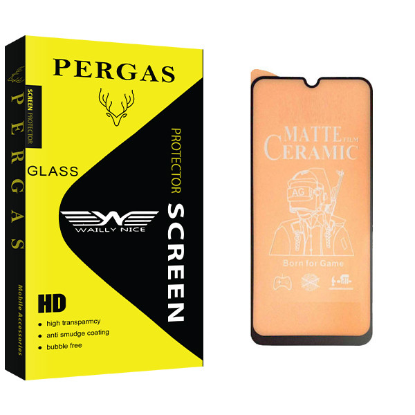 محافظ صفحه نمایش سرامیکی وایلی نایس مدل Pergas Glass مناسب برای گوشی موبایل سامسونگ Galaxy A50
