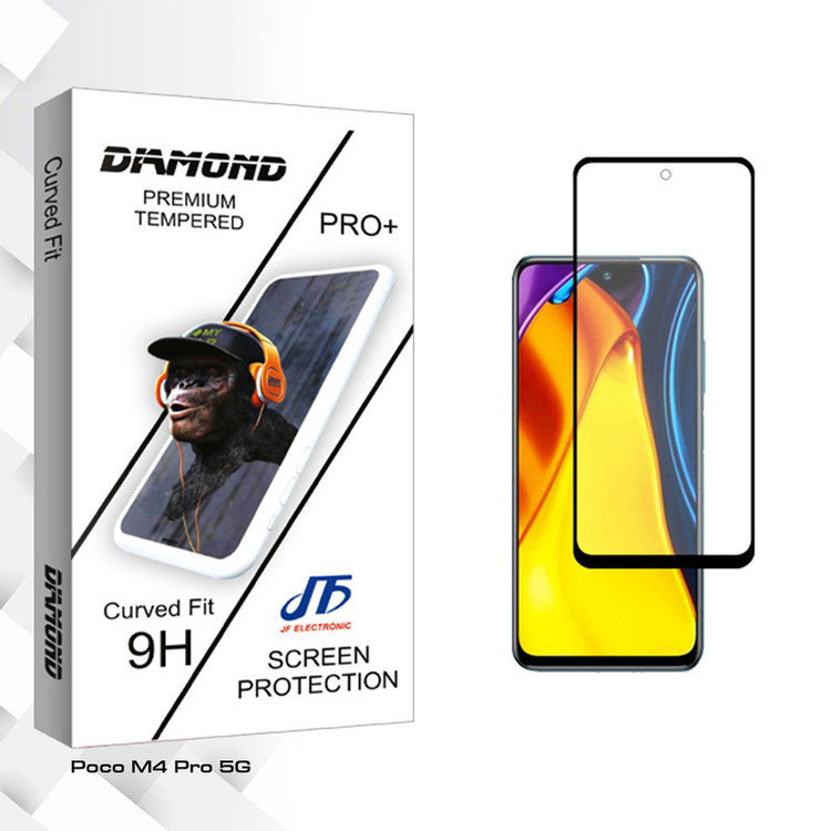 محافظ صفحه نمایش شیشه ای جی اف مدل Diamond Glass مناسب برای گوشی موبایل شیائومی Poco M4 Pro 5G