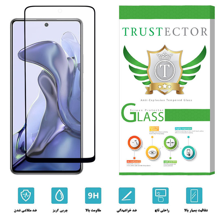 محافظ صفحه نمایش سرامیکی تراستکتور مدل CRT-Glass مناسب برای گوشی موبایل شیائومی 11T