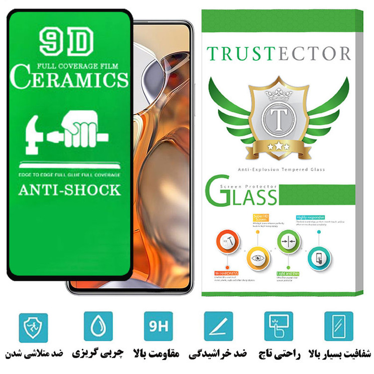 محافظ صفحه نمایش سرامیکی تراستکتور مدل CRTA مناسب برای گوشی موبایل شیائومی 11T Pro