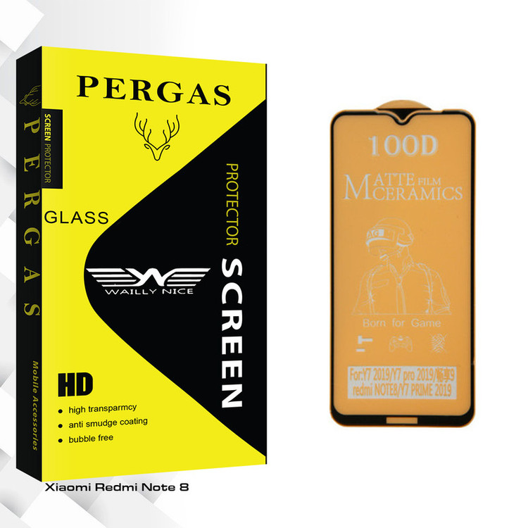 محافظ صفحه نمایش مات وایلی نایس مدل Pergas Glass مناسب برای گوشی موبایل شیائومی Redmi Note 8