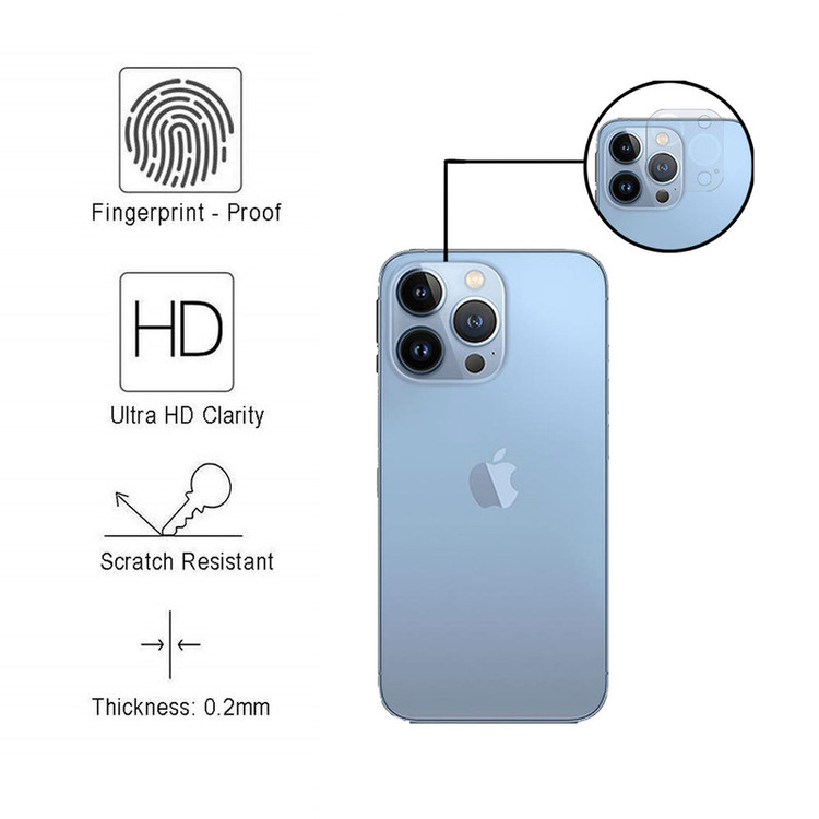 محافظ لنز دوربین گلس استار مدل L3D مناسب برای گوشی موبایل اپل iPhone 13 Pro Max