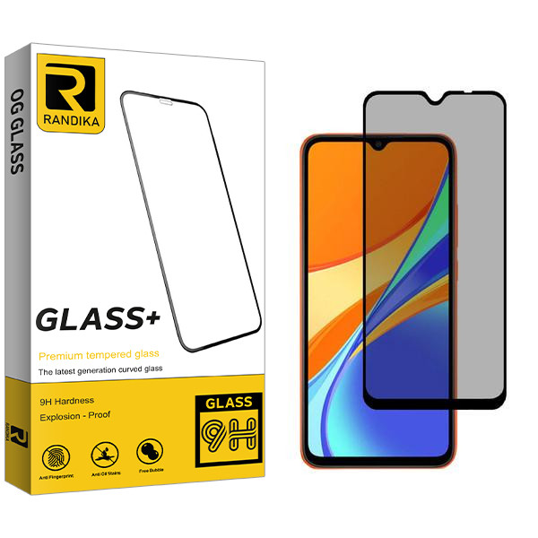 محافظ صفحه نمایش حریم شخصی راندیکا مدل RK مناسب برای گوشی موبایل شیائومی Redmi 9C