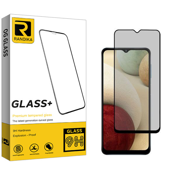محافظ صفحه نمایش حریم شخصی راندیکا مدل RK مناسب برای گوشی موبایل سامسونگ Galaxy A12 Nacho