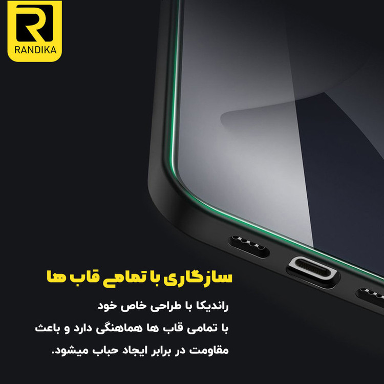 محافظ صفحه نمایش حریم شخصی راندیکا مدل RK مناسب برای گوشی موبایل سامسونگ Galaxy A12 Nacho
