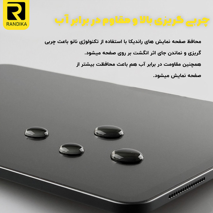 محافظ صفحه نمایش سرامیکی راندیکا مدل GLD مناسب برای گوشی موبایل سامسونگ Galaxy A20