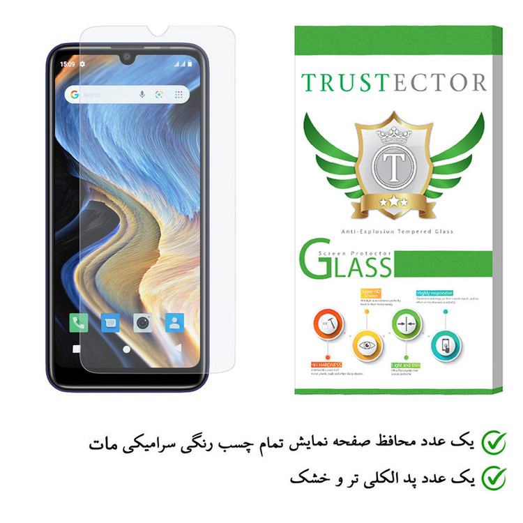 محافظ صفحه نمایش سرامیکی تراستکتور مدل CAT-Glass مناسب برای گوشی موبایل جی پلاس P10 Plus