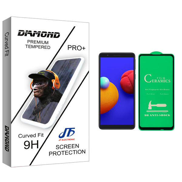 محافظ صفحه نمایش سرامیکی جی اف مدل Diamond glass مناسب برای گوشی موبایل سامسونگ Galaxy A01 Core
