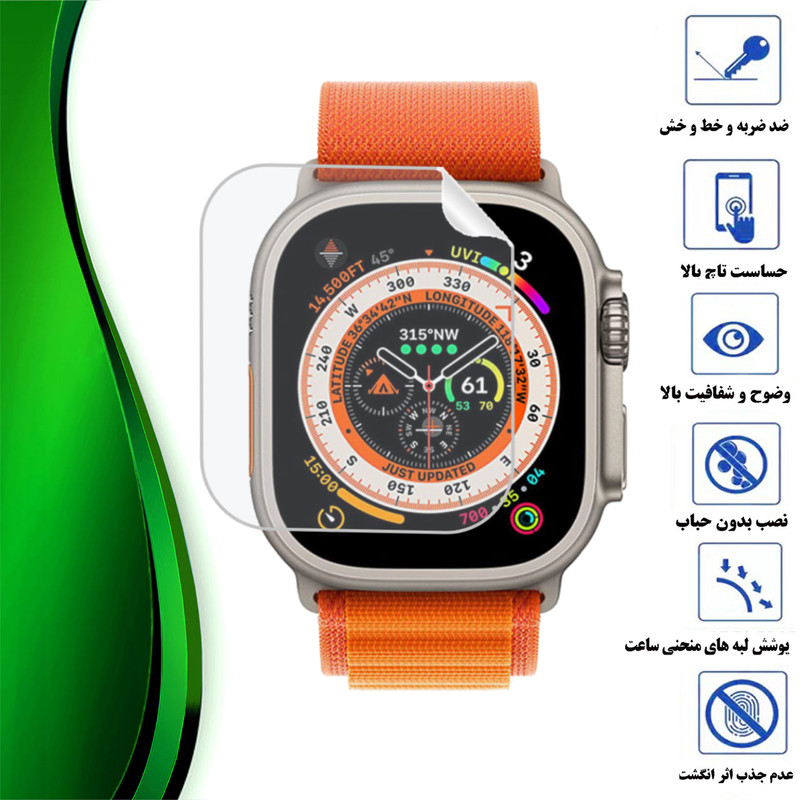 محافظ صفحه نمایش نانو تراستکتور مدل MTBWT مناسب برای ساعت هوشمند T89 Ultra