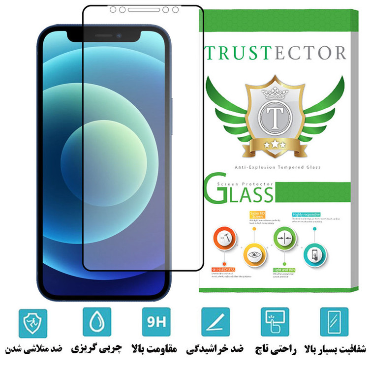 محافظ صفحه نمایش سرامیکی مات تراستکتور مدل MCERAMT مناسب برای گوشی موبایل آیفون iPhone 12