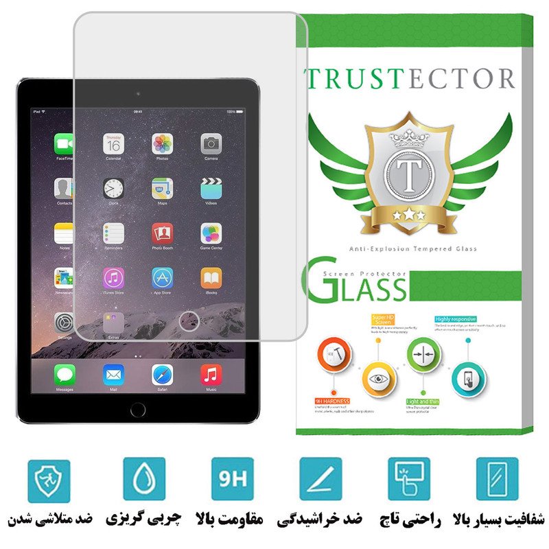 محافظ صفحه نمایش تراستکتور مدل TS2TA مناسب برای تبلت اپل iPad 2 CDMA