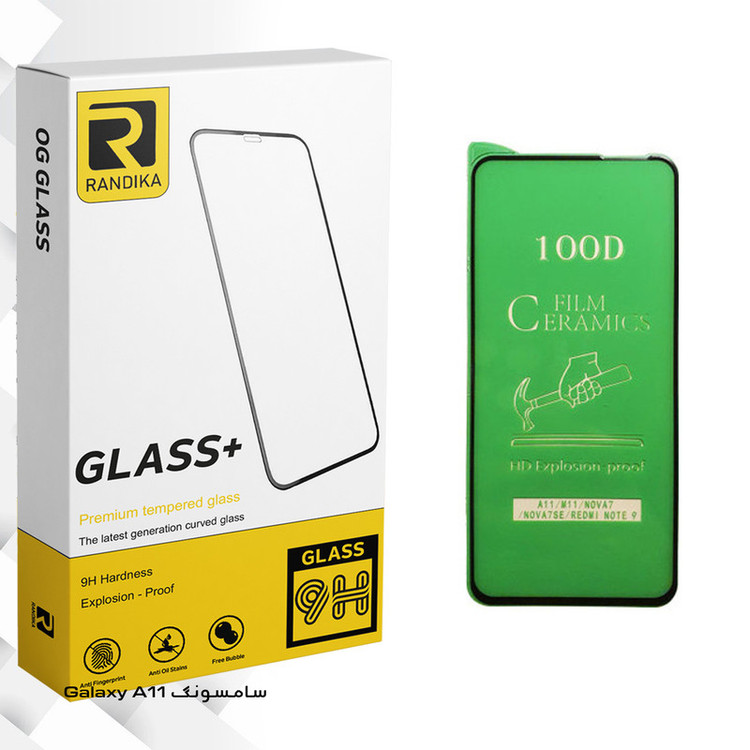 محافظ صفحه نمایش سرامیکی راندیکا مدل GLD مناسب برای گوشی موبایل سامسونگ Galaxy A11