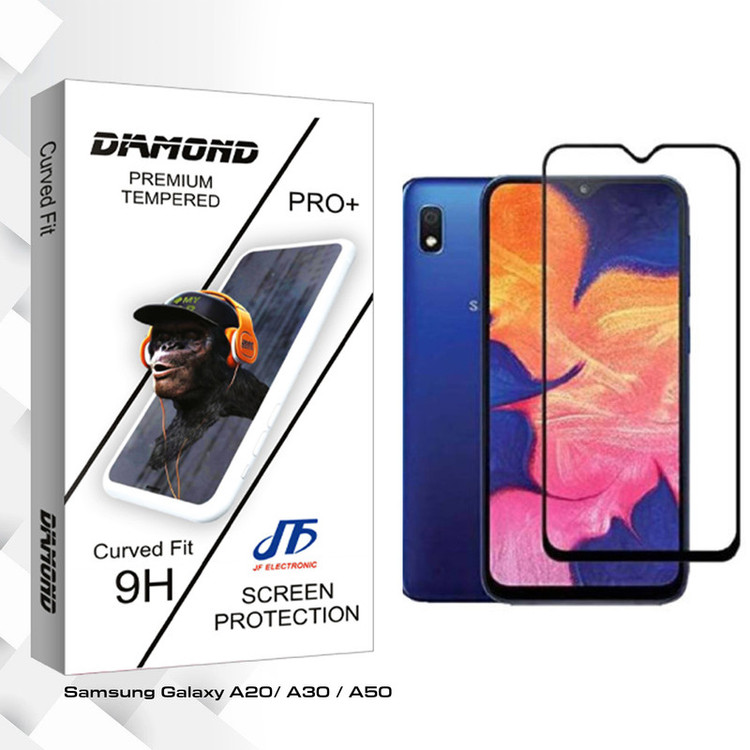 محافظ صفحه نمایش جی اف مدل Diamond glass مناسب برای گوشی موبایل سامسونگ Galaxy A20/ A30 / A50