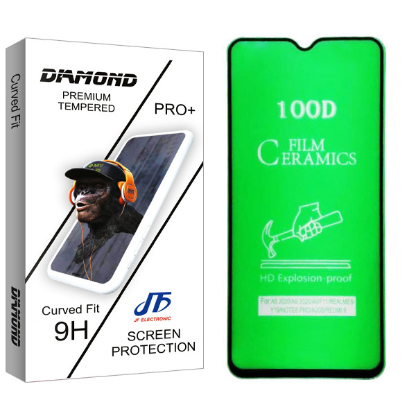 محافظ صفحه نمایش سرامیکی جی اف مدل Diamond glass مناسب برای گوشی موبایل سامسونگ Galaxy A10