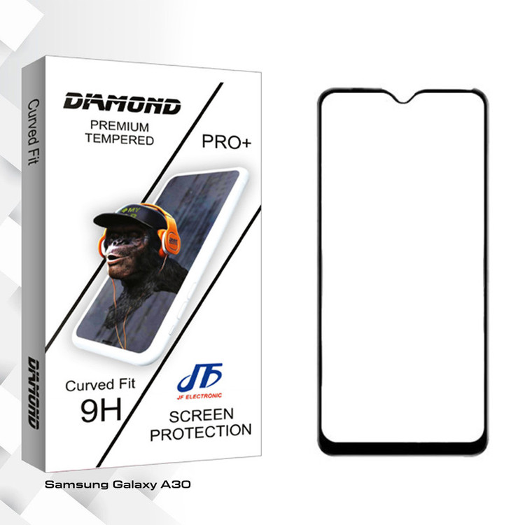 محافظ صفحه نمایش جی اف مدل Diamond glass مناسب برای گوشی موبایل سامسونگ Galaxy A30