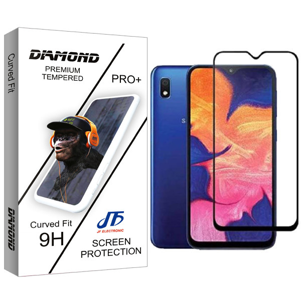 محافظ صفحه نمایش جی اف مدل Diamond glass مناسب برای گوشی موبایل سامسونگ Galaxy M10